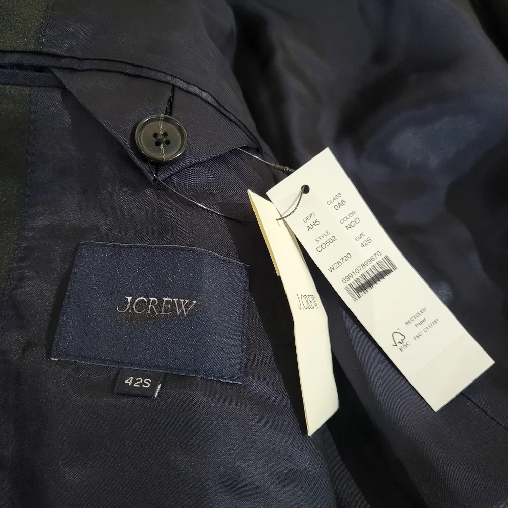 J Crew Shawl-collar lounge jacket in Italian corduroy Size 42S NEW!  Blazer $498
